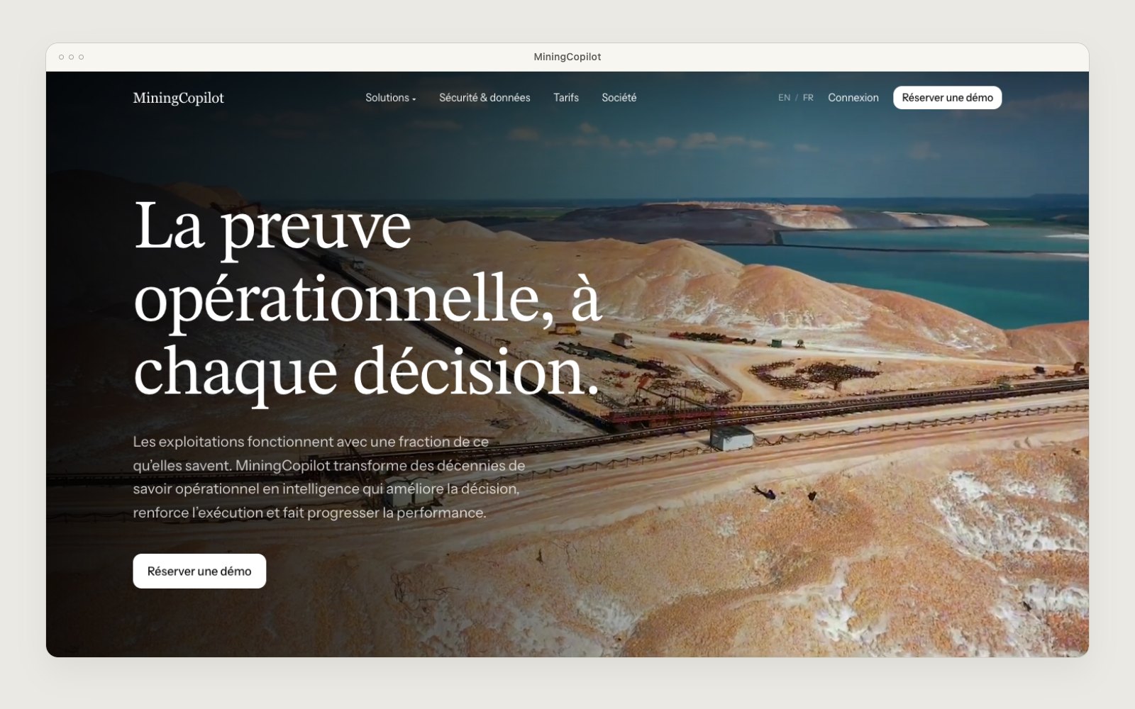 Preview of MiningCopilot